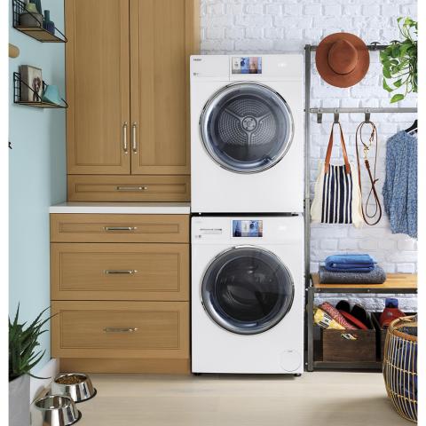 Haier 4.1 Cu. Ft. Electric Dryer White