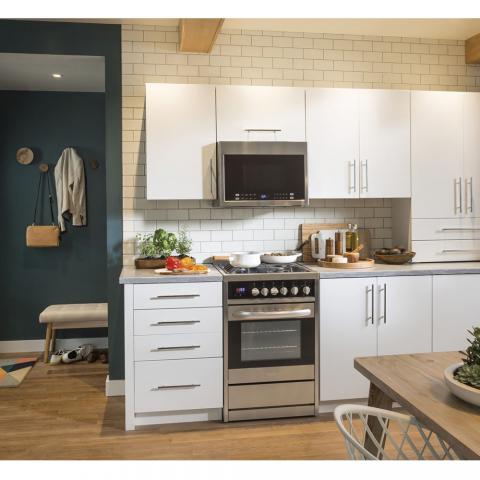 Haier 1.4 Cu. Ft. Over-the-Range Microwave Oven Stainless Steel