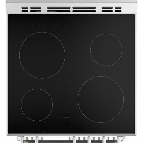 Haier 24" Electric Freestanding Range with Storage Drawer Stainless Steel