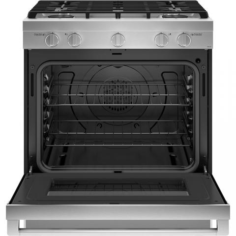 Haier 30" Gas Slide-In Gas Range with Wifi Stainless Steel