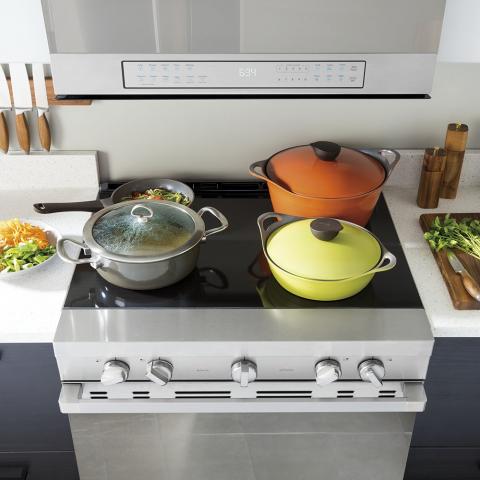 Haier 30" Electric Slide-In Range with Wifi Stainless Steel