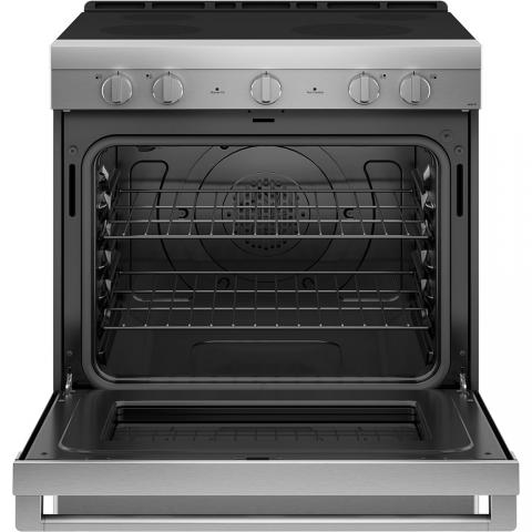 Haier 30" Electric Slide-In Range with Wifi Stainless Steel