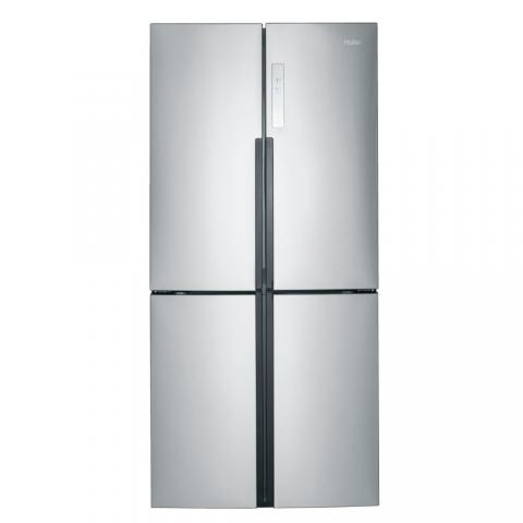 Haier 16 Cu. Ft. Quad Door Refrigerator Stainless Steel