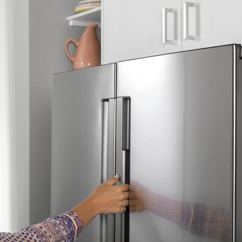 Haier ENERGY STAR® 27.0 Cu. Ft. French-Door Refrigerator Fingerprint Resistant Stainless Steel
